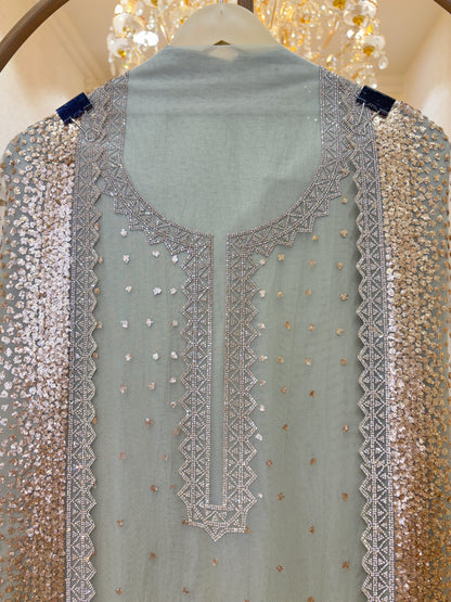 Zarmina Crystal Net Suit