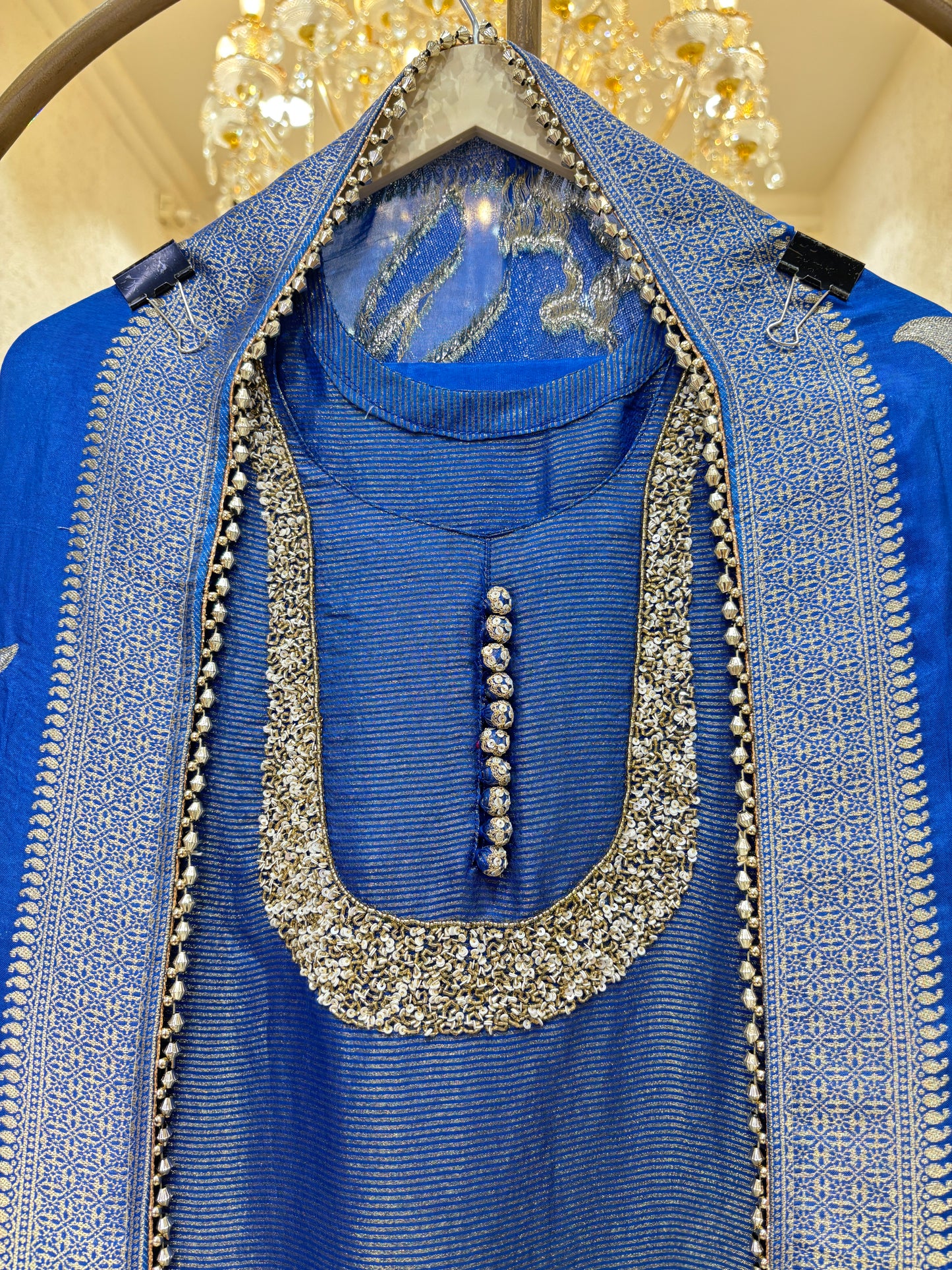Veesha Shimmer Organza Suit