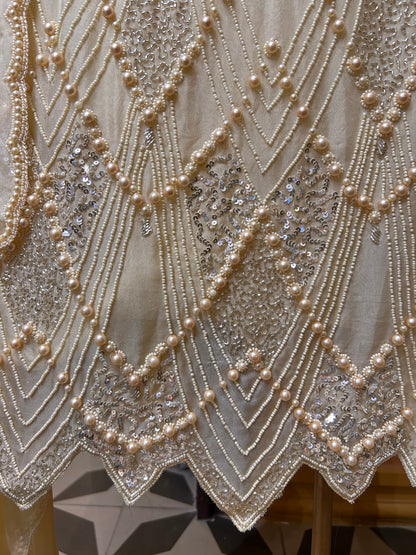 Mehrnaaz Organza Suit (Lemon)