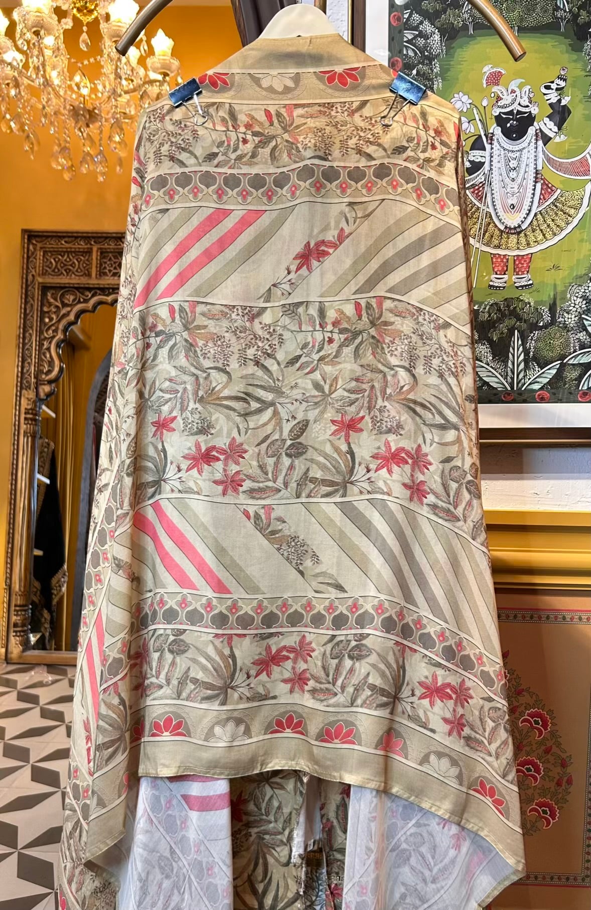 Ruhzaan Pashmina Suit (Yellow)