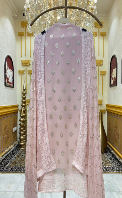 Yasmine Sequin Georgette Suit