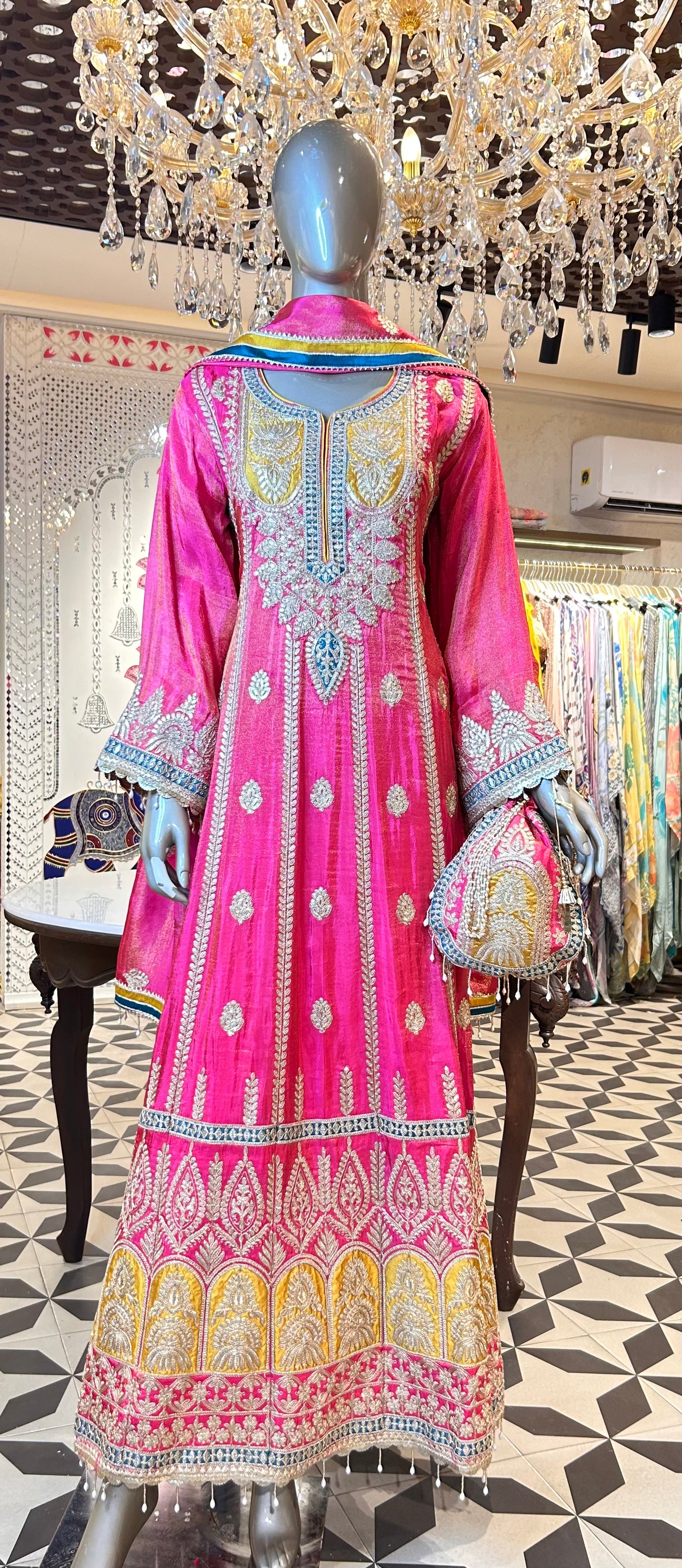 Zarnoor Mahal Anarkali Set