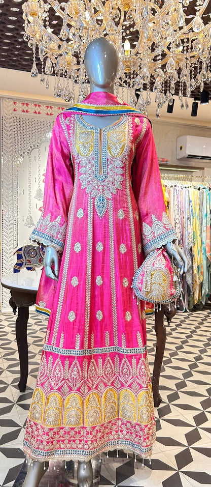 Zarnoor Mahal Anarkali Set