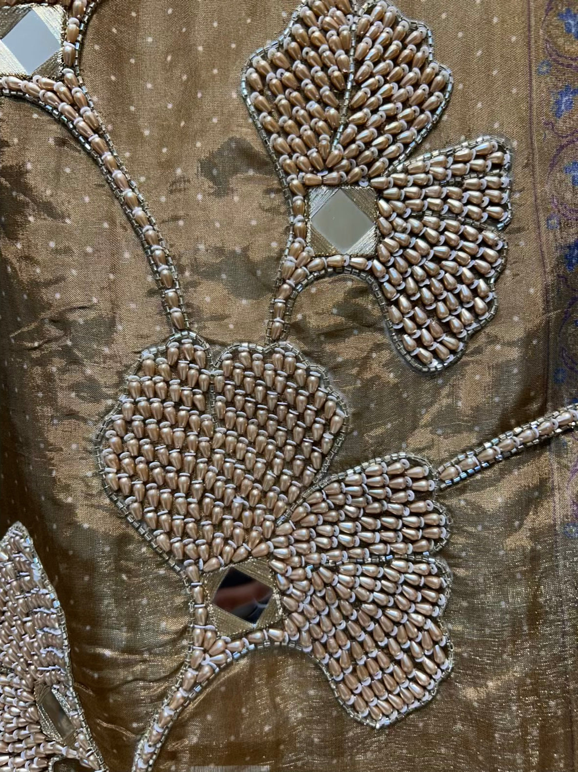 Zaylira Aaina Print Suit (Brown)