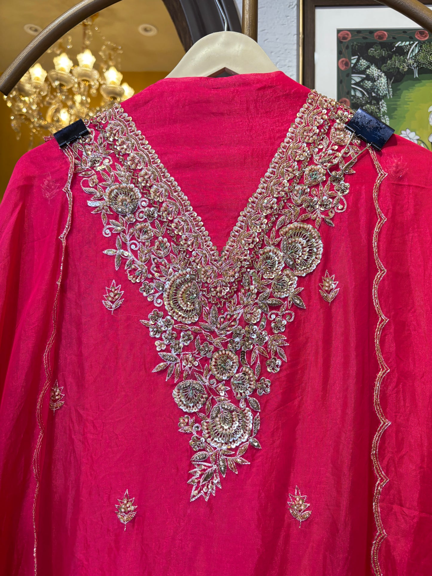 Maison Élara Pure Organza Suit