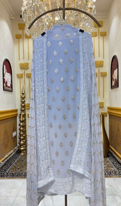 Yasmine Sequin Georgette Suit