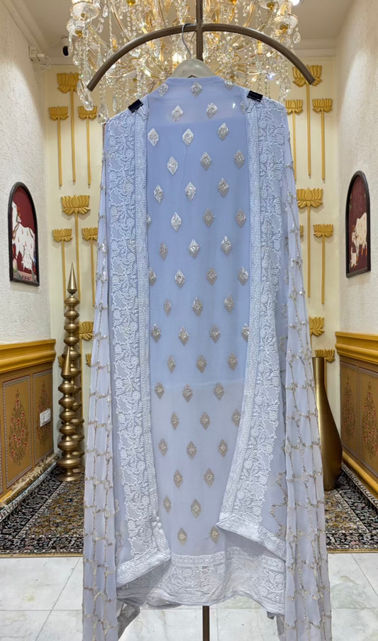 Yasmine Sequin Georgette Suit