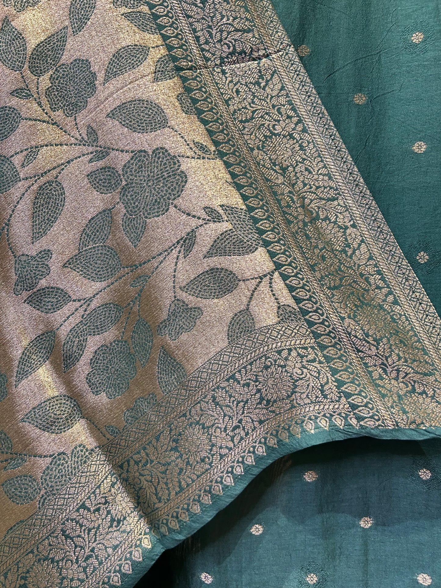 Oravielle Banaras Silk Suit