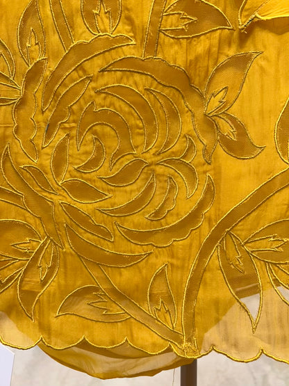 Aavya Resham Bloom Suit (Mustard)