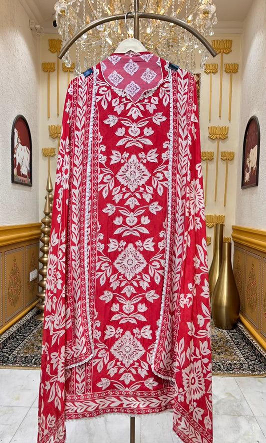 Elina Cutdana Bloom Suit (Red)