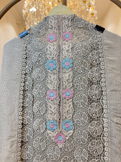 Noorbano Organza Lace Suit
