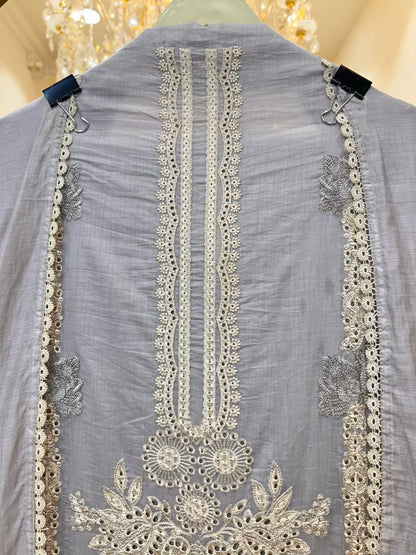 Zivara Chikankari Chanderi Suit