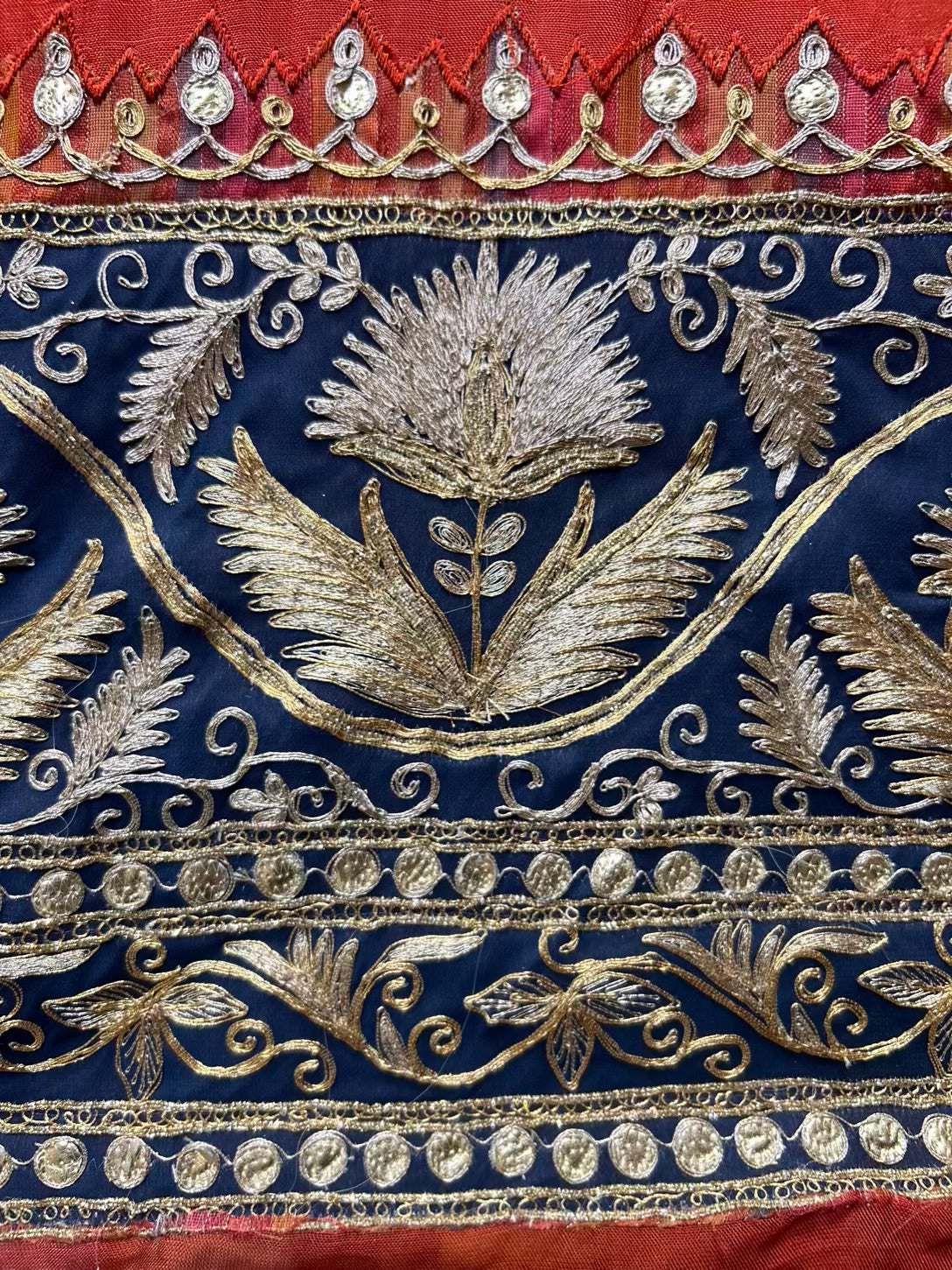 Falakzaar Organza Suit (Red)