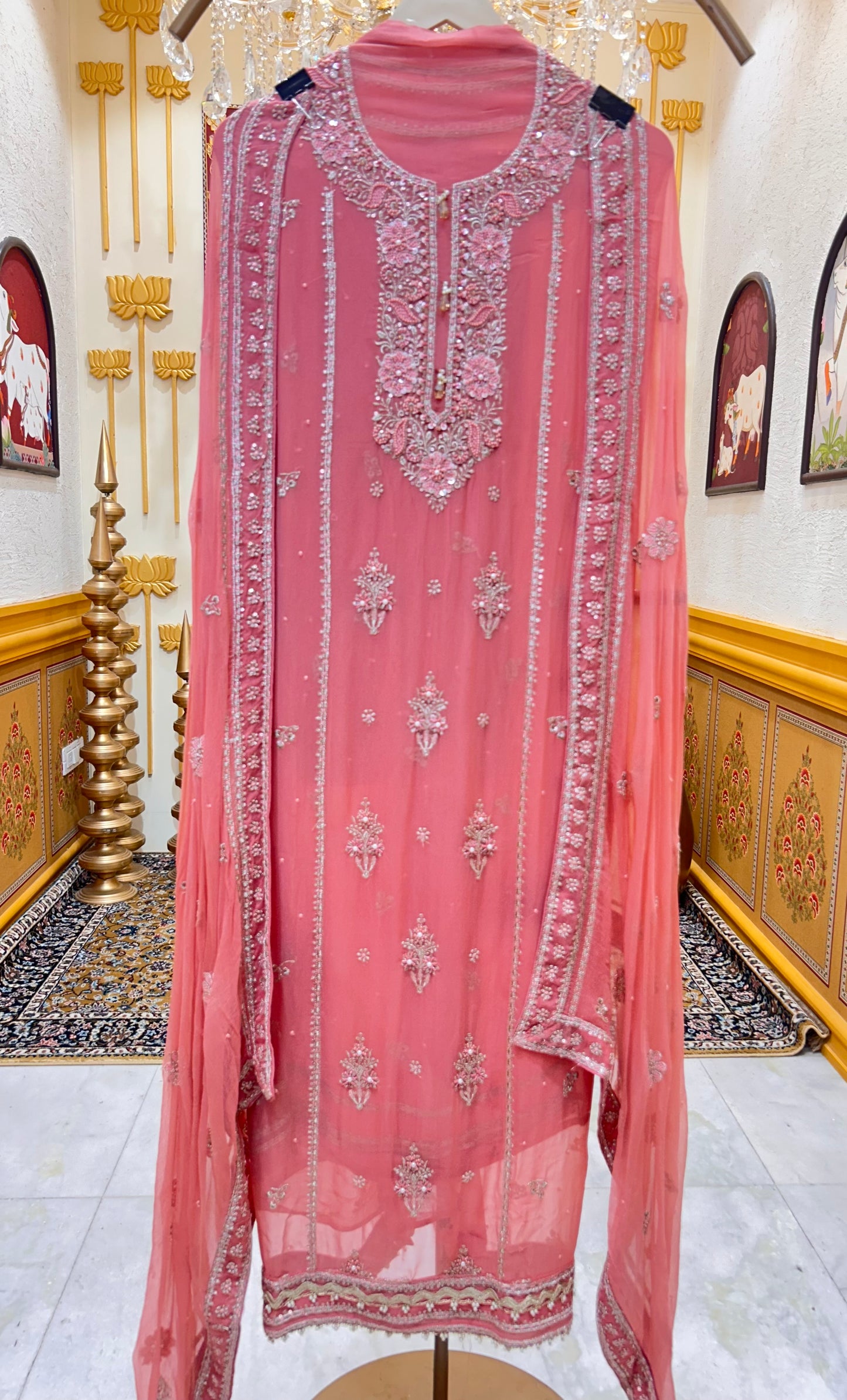 Iraaya Pearl Radiance Suit (Pink)