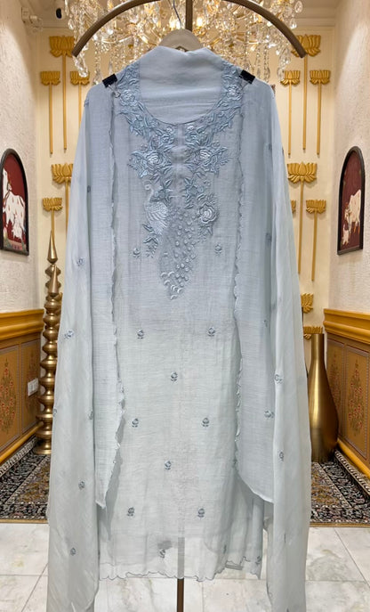 Elyra Thread Chanderi Suit