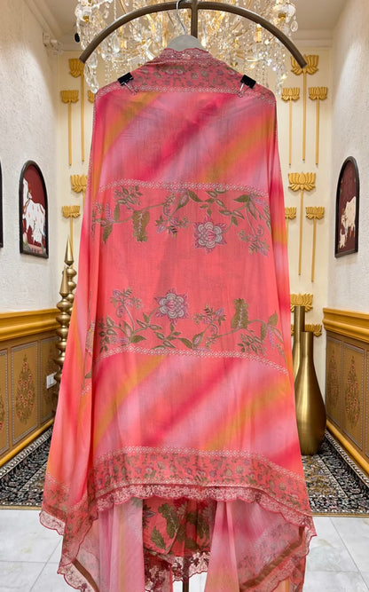 Zehna Pastel Bloom Suit (Pink)