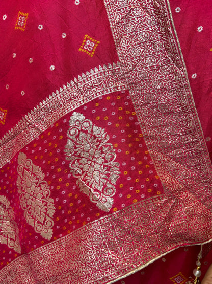 Bandhej-e-Noor (Magenta)