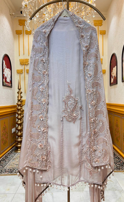 Aarini Handcrafted Organza Suit