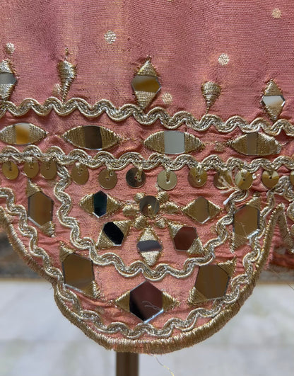 Zarfeena Aaina Suit (Peach)
