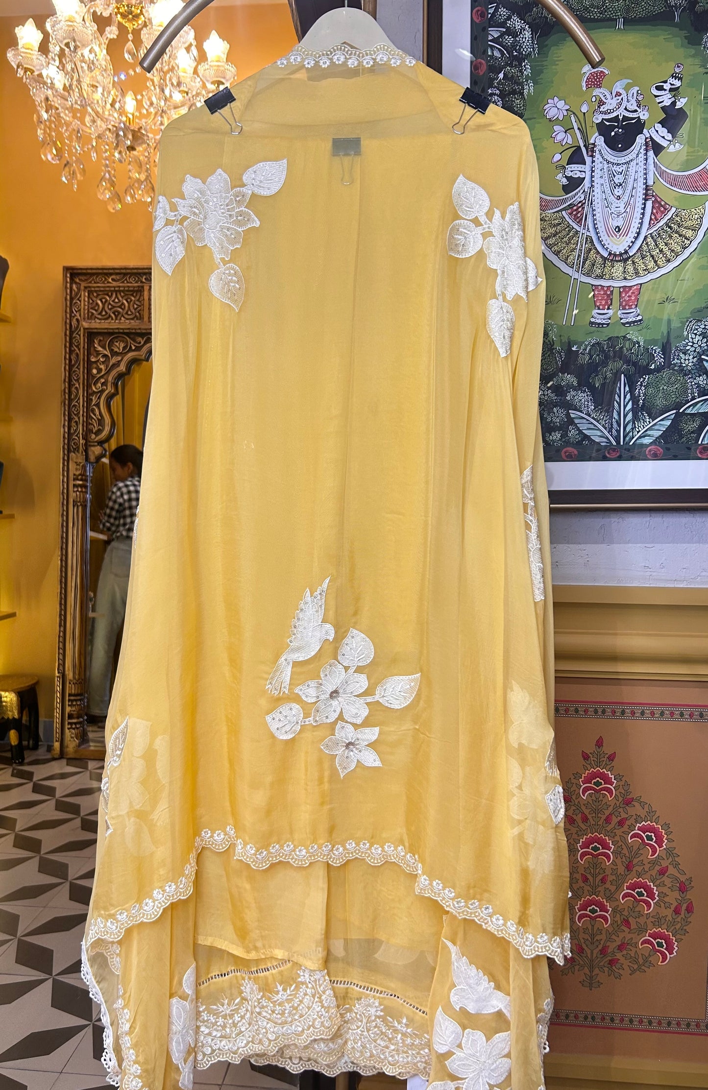 Gulaab Organza Suit (Yellow)