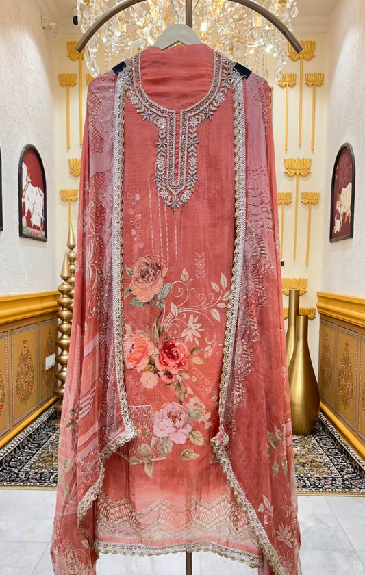 Elara Crepe Élan Suit (Pink)