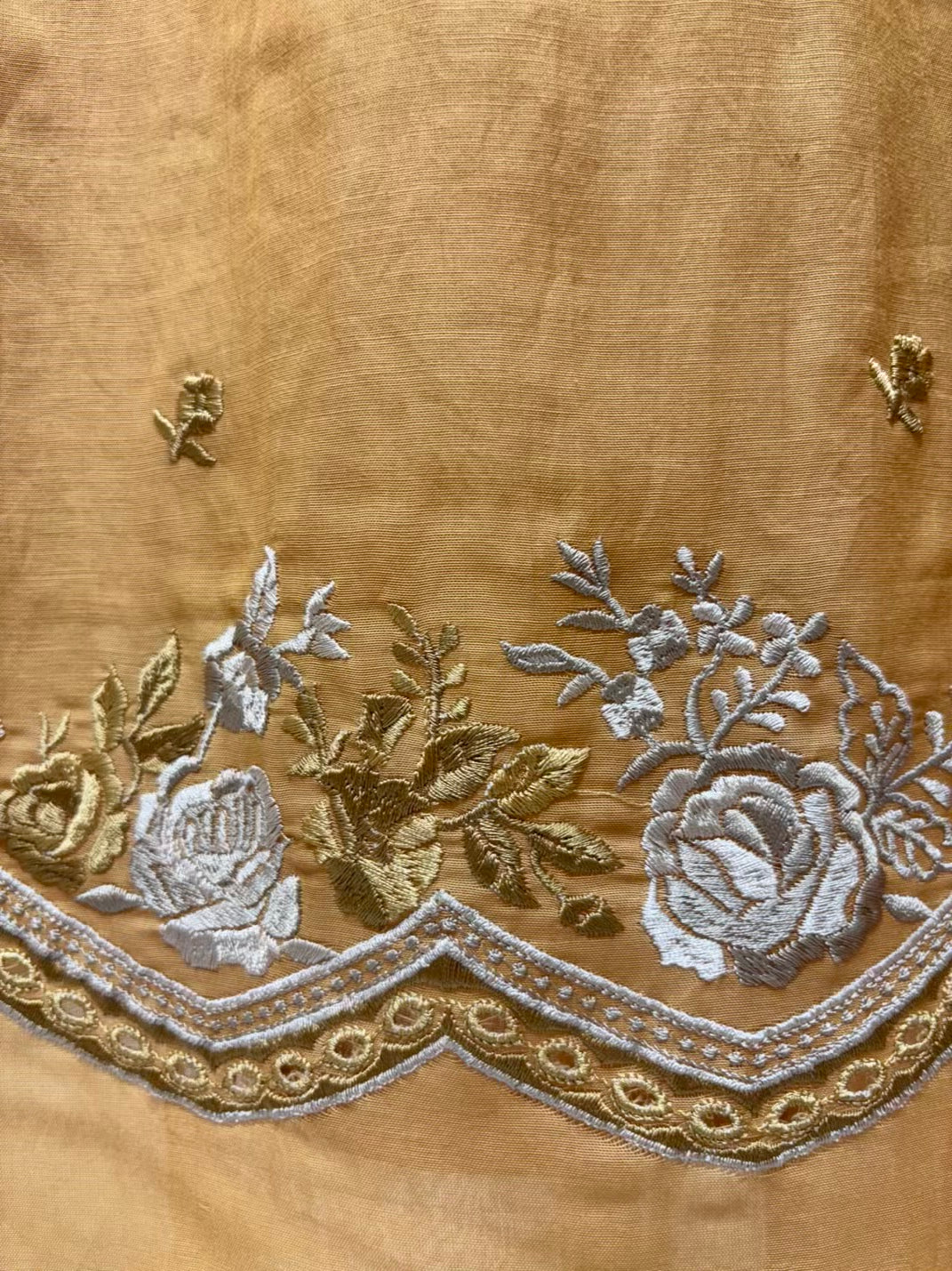 Meher Thread Patch Chanderi Suit