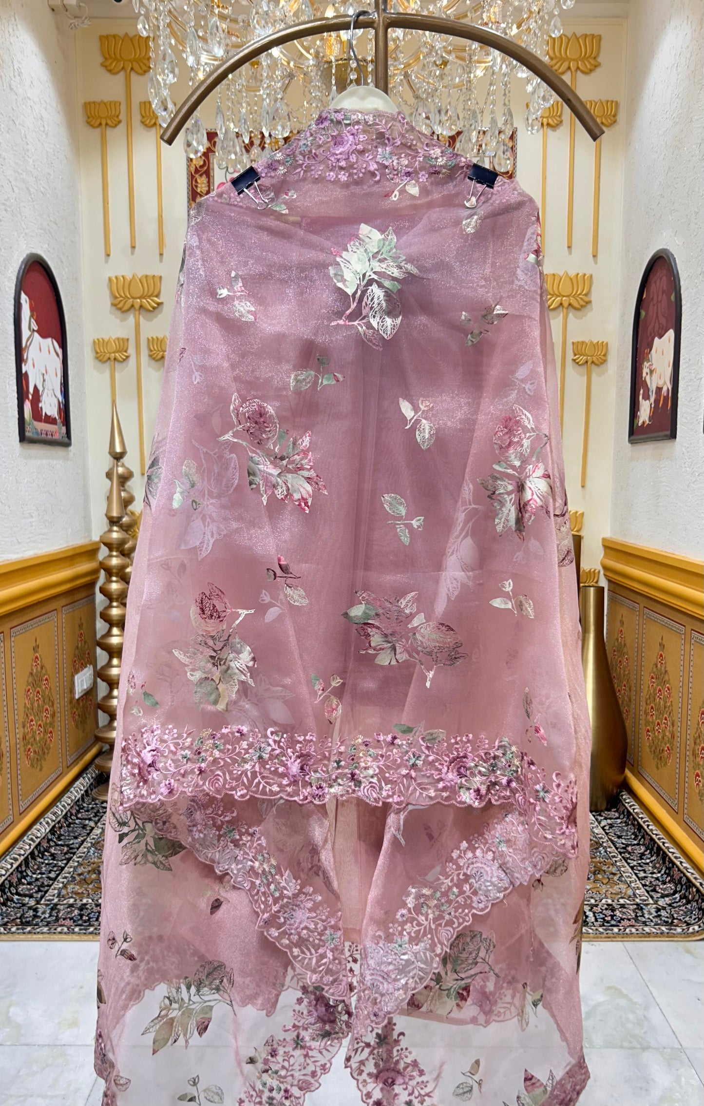 Husna Threadcrafted Suit (Lavender)