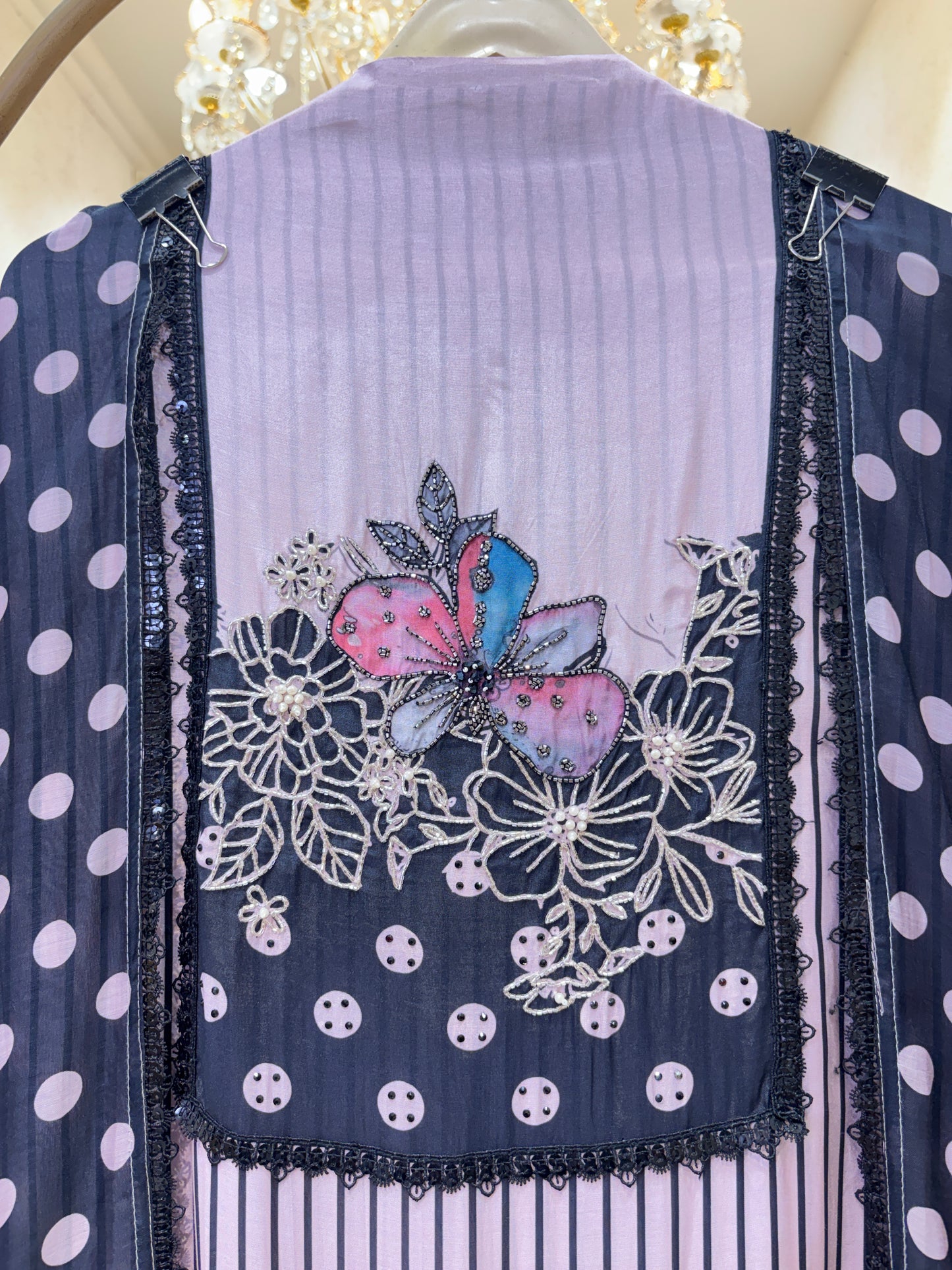 Pearl Aabroo Muslin Suit