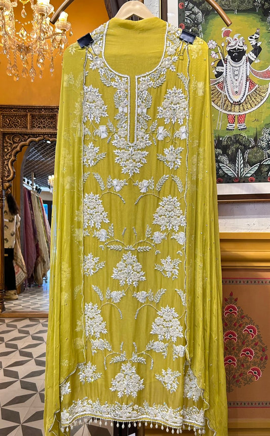 Ziya-e-Gul (Lemon Green)