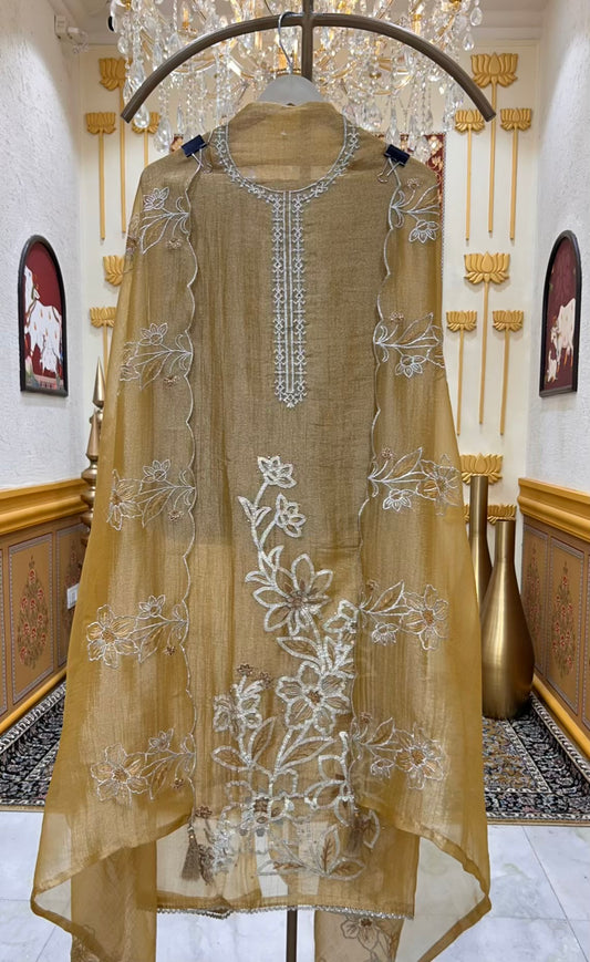 Amayra Gota Shringaar Suit (Mustard)