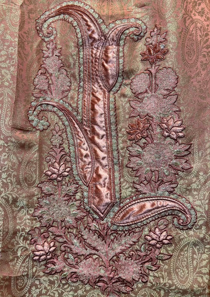 Zarqaa Velvet Suit (Peach)