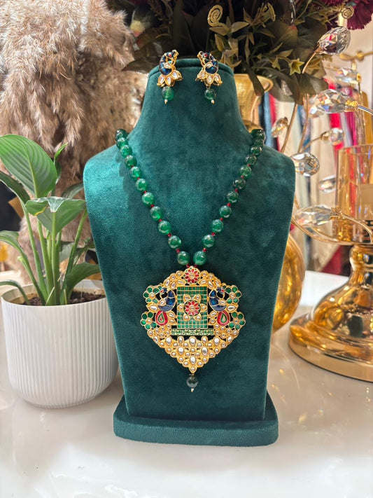 Afsheen Navrang Haar Set (Green)