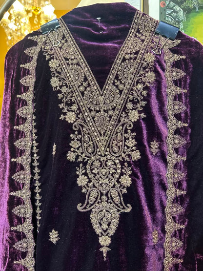 Rimvaar Velvet Suit (Purple)