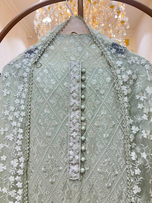 Naira Sequin Georgette Suit