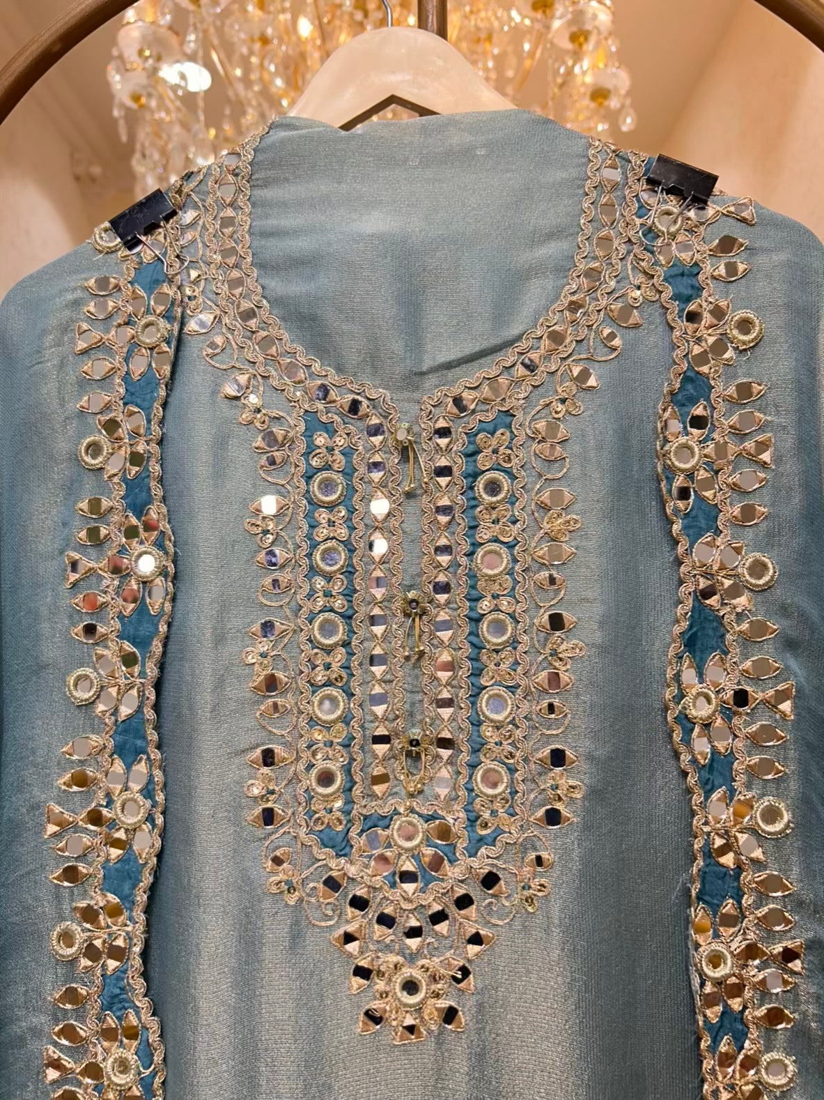 Rimzara Aaina Dori Suit (Blue)