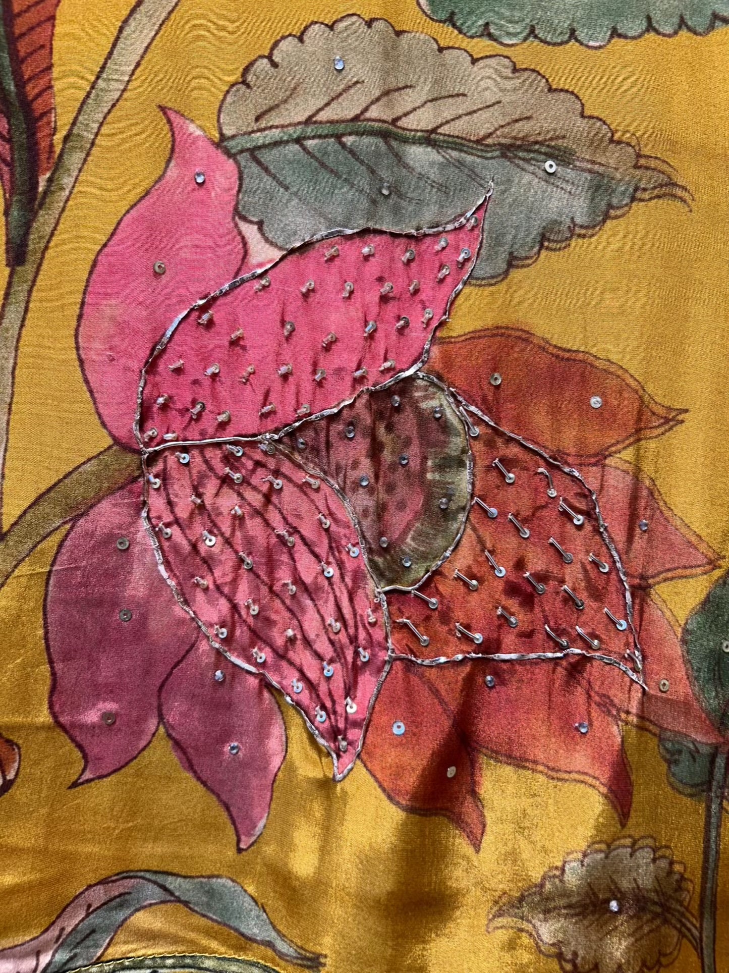 Aarifa Grace Printed Suit (Yellow)