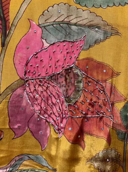 Aarifa Grace Printed Suit (Yellow)