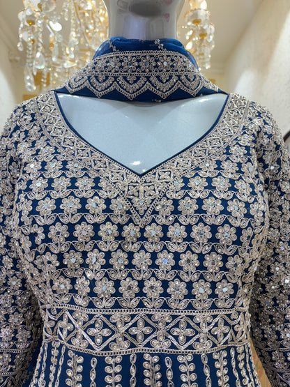 Zarqash Jahanara Anarkali Set