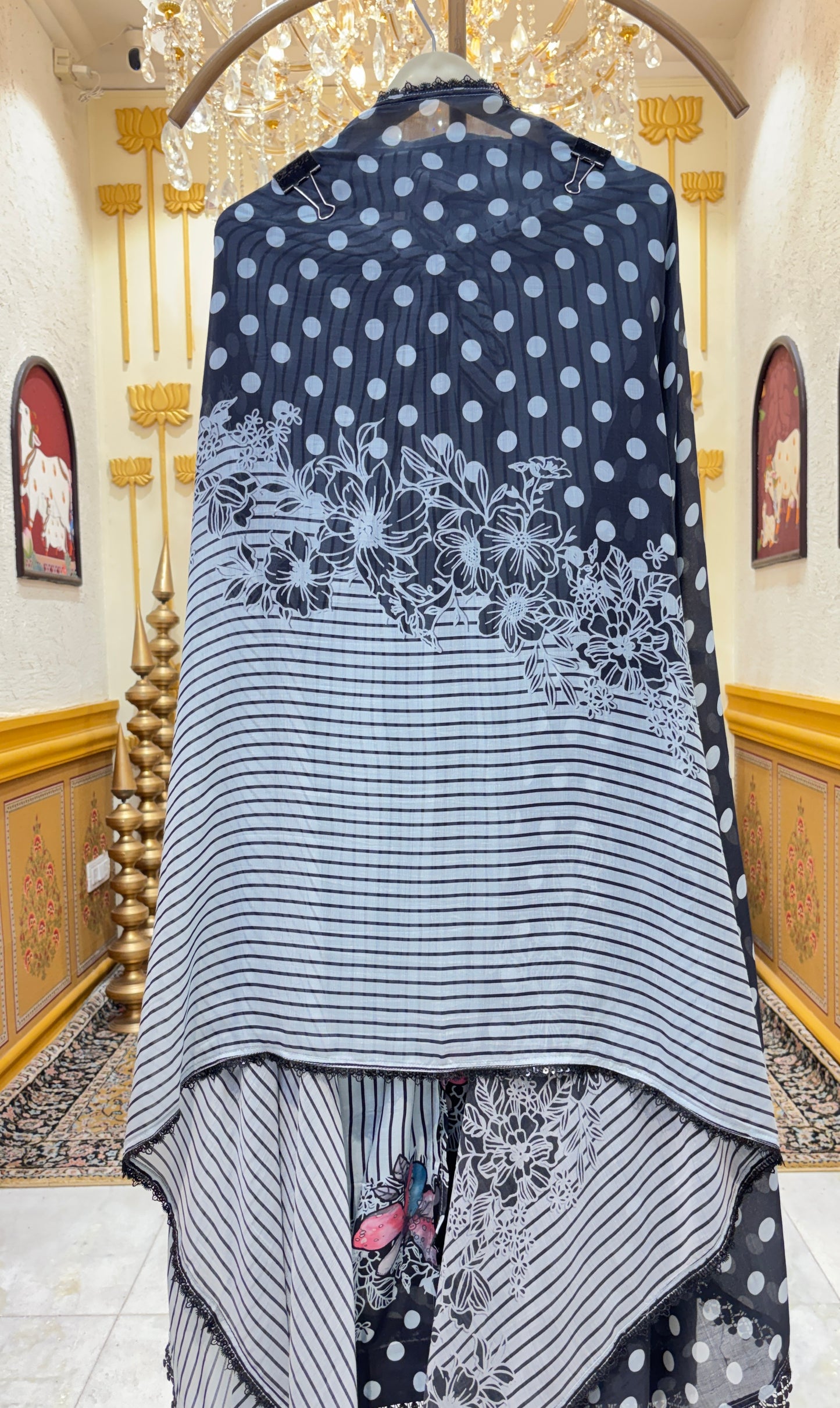 Pearl Aabroo Muslin Suit