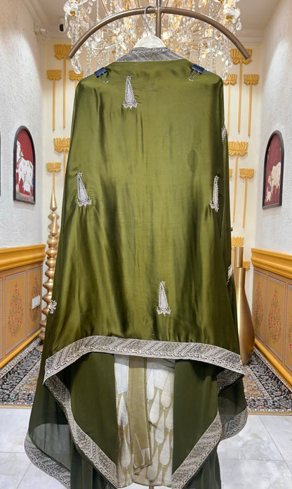 Aayra Zari Utsav Suit (Green)