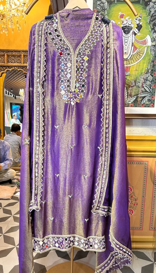 Zareen Jhalak Suit (Lavender)