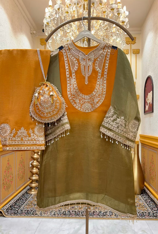 Iraaya Dori Éclat Set (Mustard)
