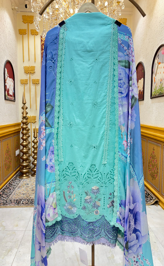 Elmeira Lace Cotton Suit