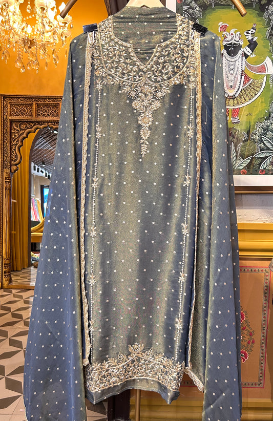 Zevar-e-Noor (Powder Blue)