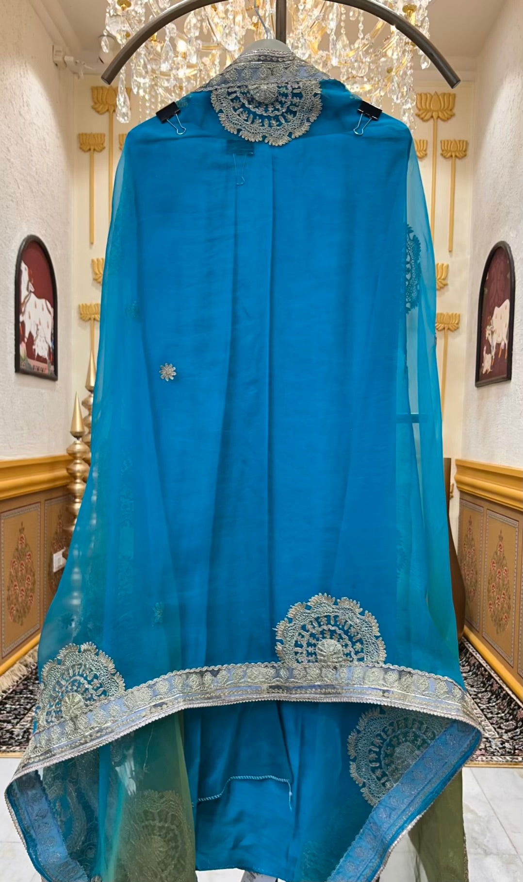 Zaylira Dori Gul Suit (Turquoise)
