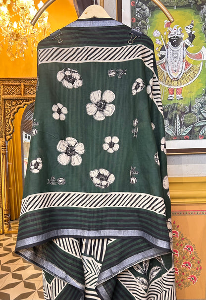 Vritika Block Print Set (Green)