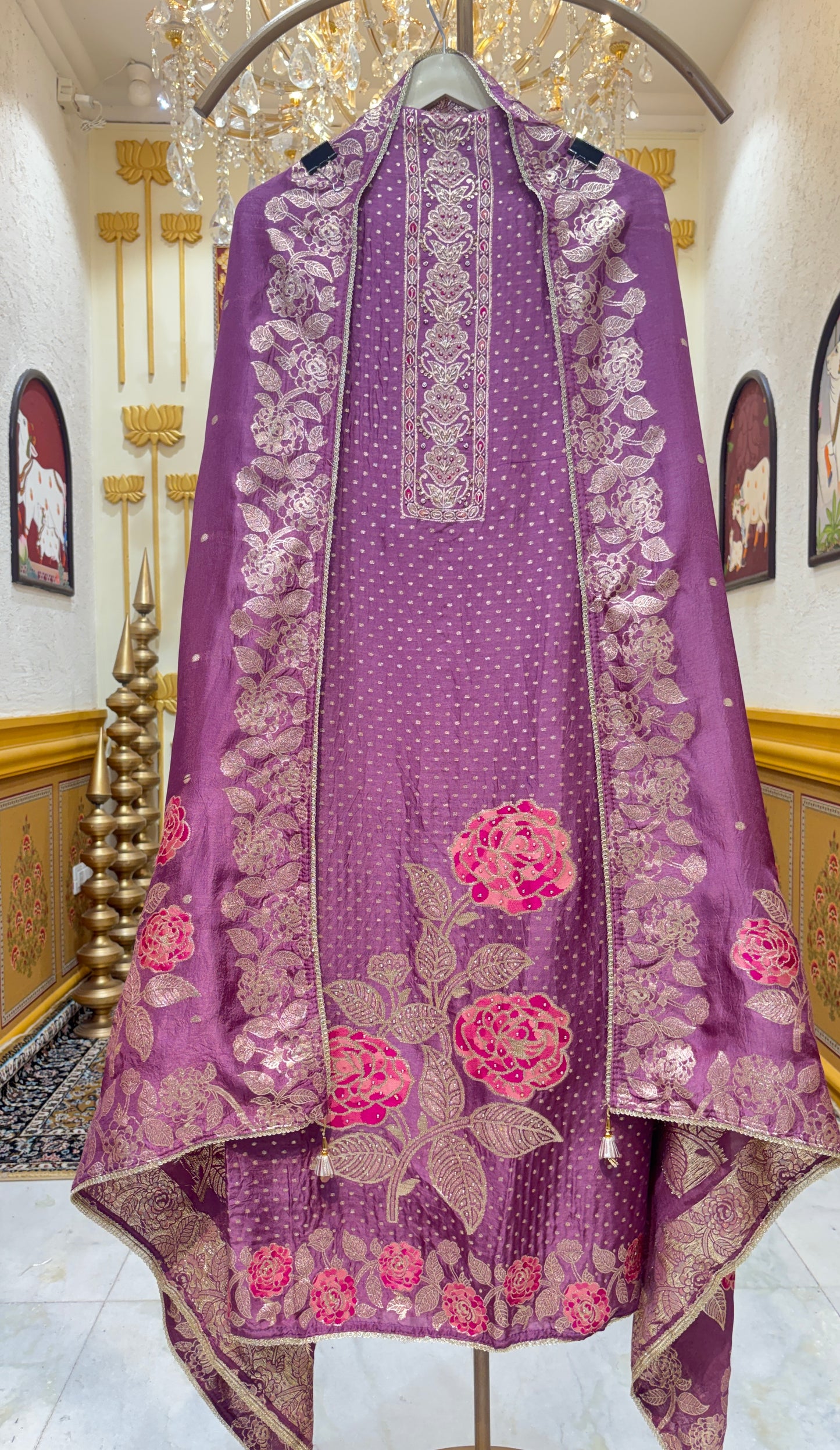 Zarmeher Banarasi Suit