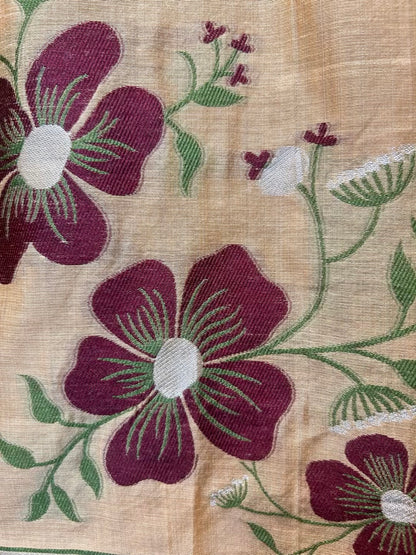 Zarjam Jamdhani Suit (Yellow)