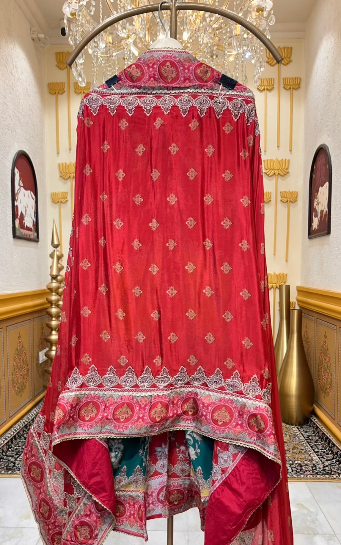 Iraaya Zari Print Élan (Red)