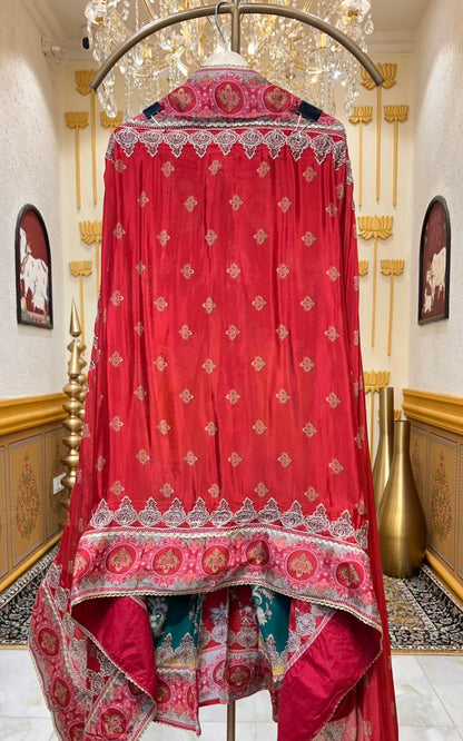 Iraaya Zari Print Élan (Red)